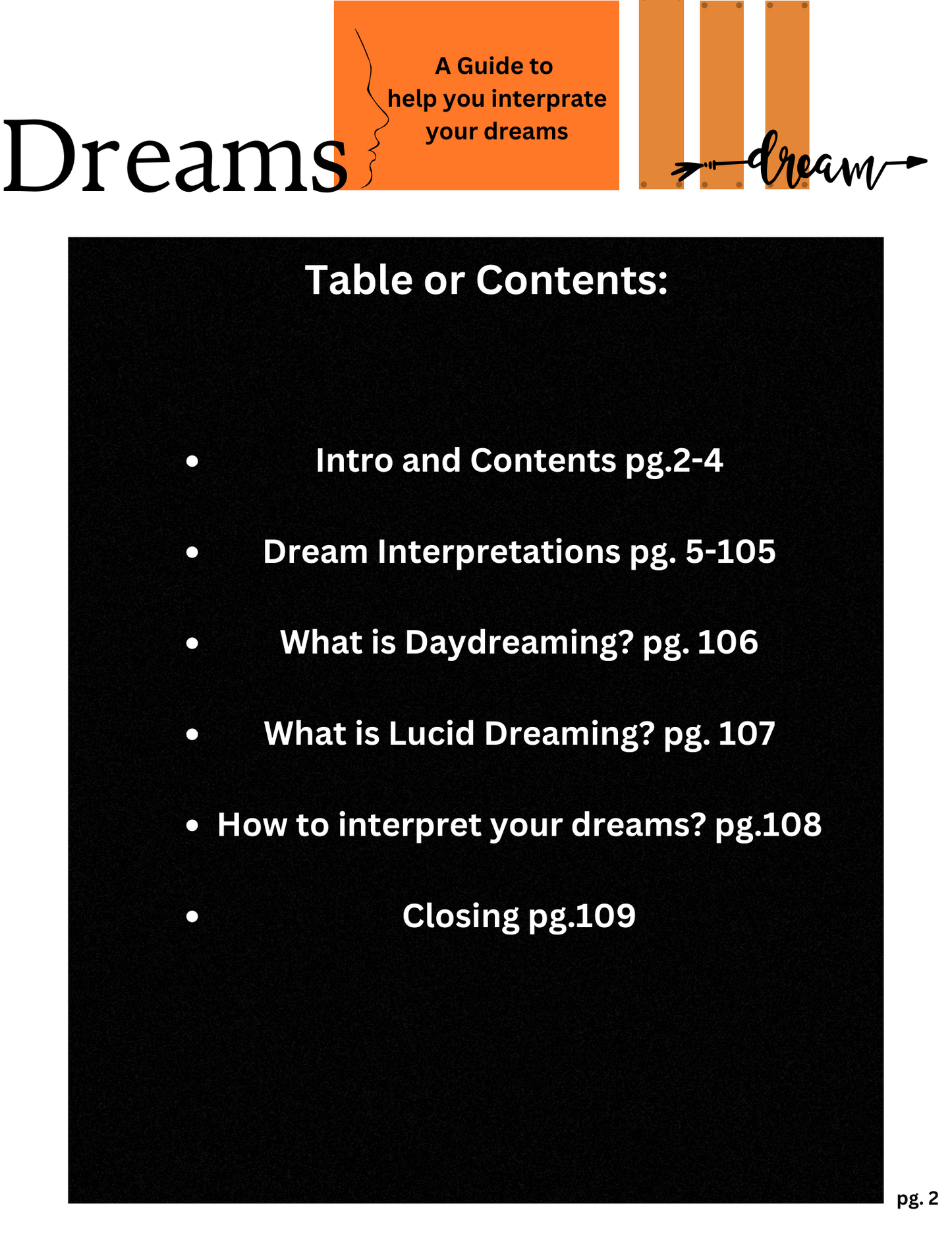 “Dream Interpretations” Guide & Dream Interpretation Session w/ ME PLEASE READ DESCRIPTION